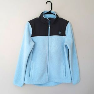 3 for $30.00 Fila light blue and grey parka size M